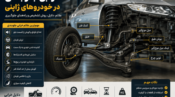 خرابی جلوبندی در خودروهای ژاپنی؛ علائم، دلایل، روش تشخیص و راههای جلوگیری از خرابی خرابی جلوبندی در خودروهای ژاپنی؛ علائم، دلایل، روش تشخیص و راههای جلوگیری از خرابی
